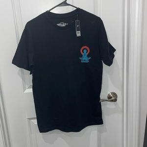 Eighty Eight Branded Black Multi Color Peace of Mind Skull Tee